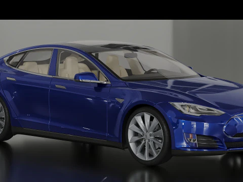 Tesla Modelo S Modelo 3D