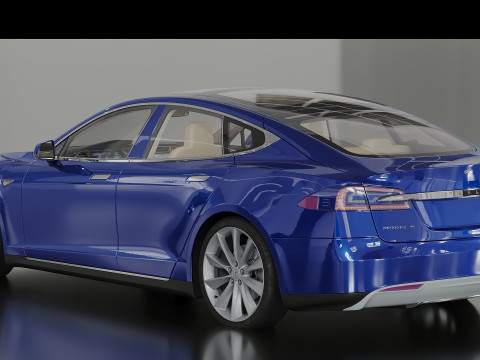 Tesla Model S 3Dモデル