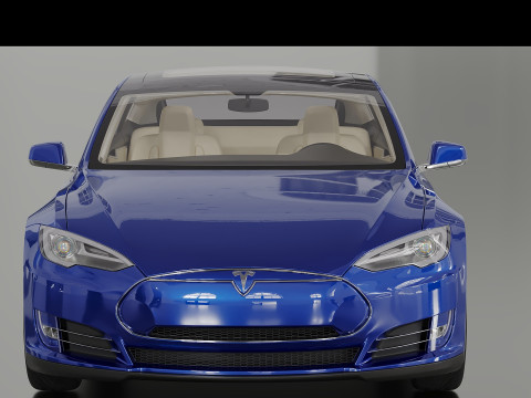 Tesla Model S 3Dモデル