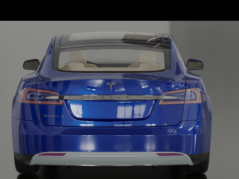 Tesla Model S 3Dモデル