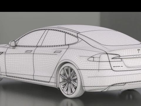 Tesla Model S 3D Model