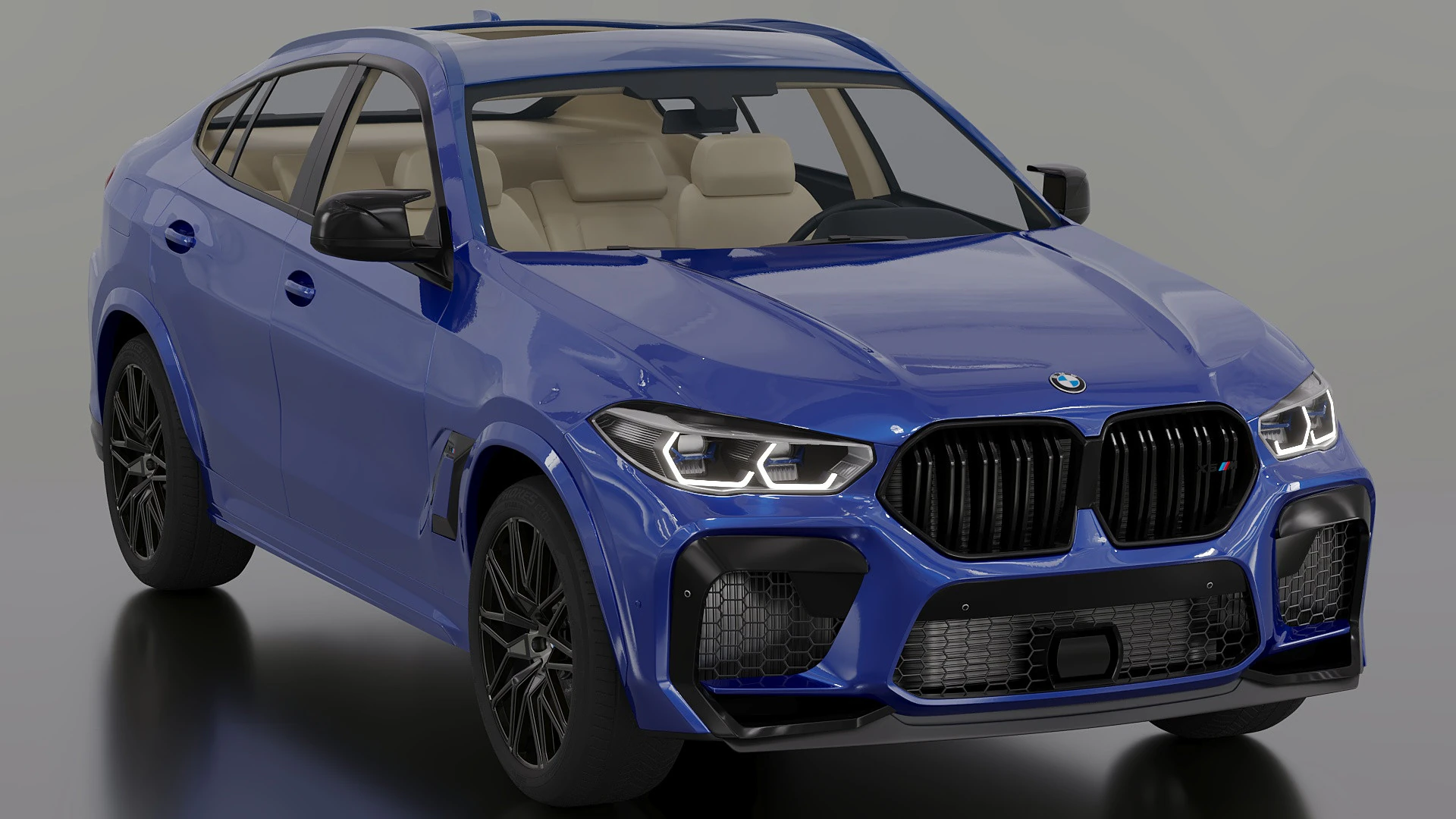 X6M F96 Competition 3D Model .c4d .max .obj .3ds .fbx .stl .blend 