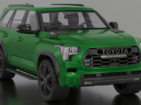 2023 Toyota Sequoia 3D Model