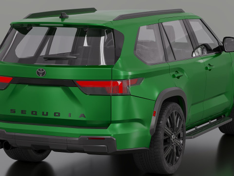 2023 Toyota Sequoia 3D मॉडल