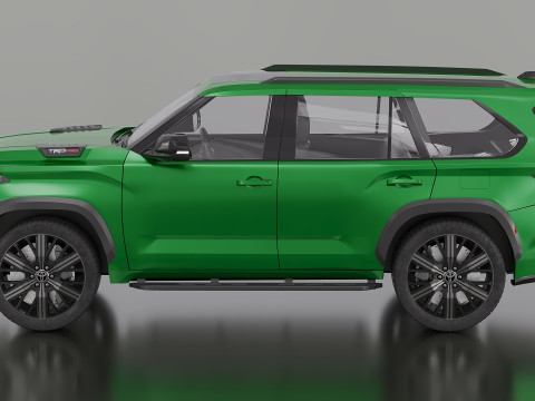 2023 Toyota Sequoia 3D मॉडल