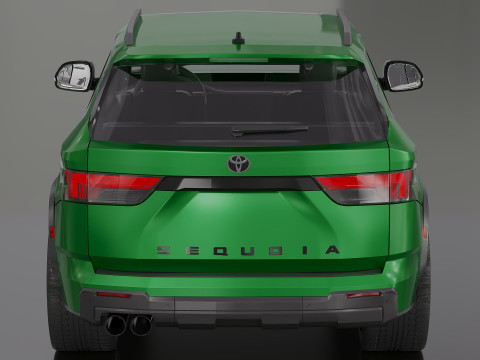 2023 Toyota Sequoia 3D मॉडल
