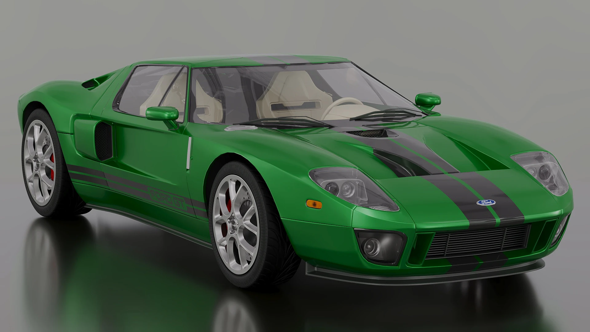 2005 GT 3D Model .c4d .max .obj .3ds .fbx .stl .blend 