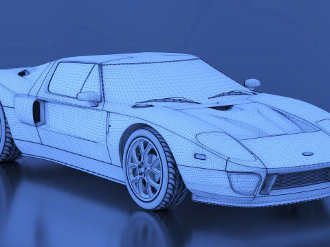2005 GT 3D Model