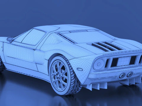 2005 GT 3D Model