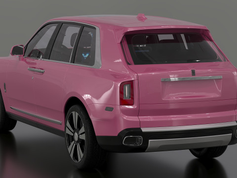 2019 Cullinan Pink 3D 模型