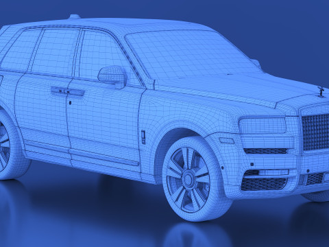 2019 Cullinan Pink 3D 模型