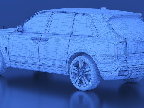 2019 Cullinan Pink 3D 模型