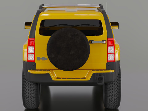 Hummer H3 3D Модель
