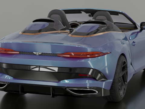 2021 Bentley Bacalar Mulliner 3D Model