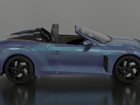 2021 Bentley Bacalar Mulliner 3Dモデル