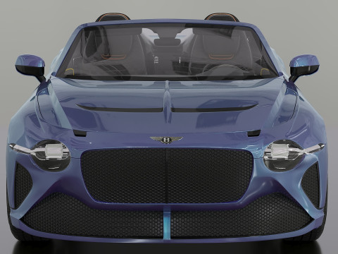2021 Bentley Bacalar Mulliner 3Dモデル