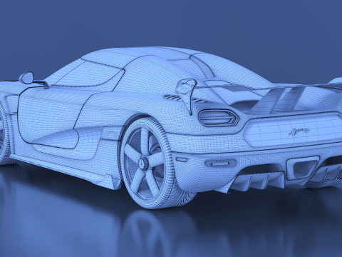 2015 Koenigsegg Agera RS 3D Model