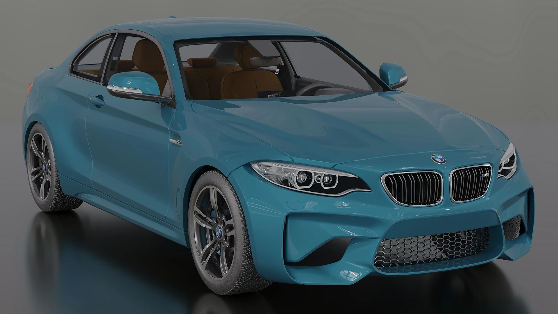 2016 M2 Sedan 3D Model .c4d .max .obj .3ds .fbx .stl .blend 