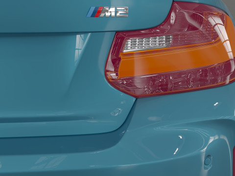 2016 M2 Sedan 3D Model