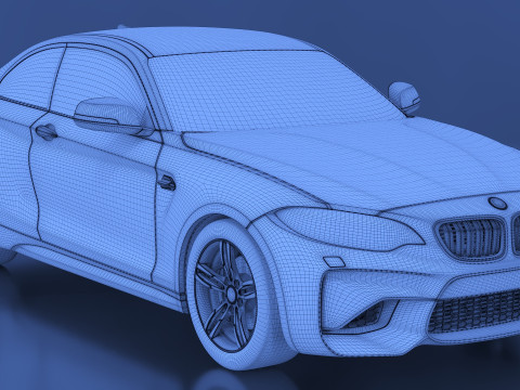 2016 M2 Sedan 3D Model