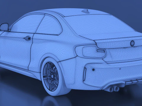 2016 M2 Sedan 3D Model