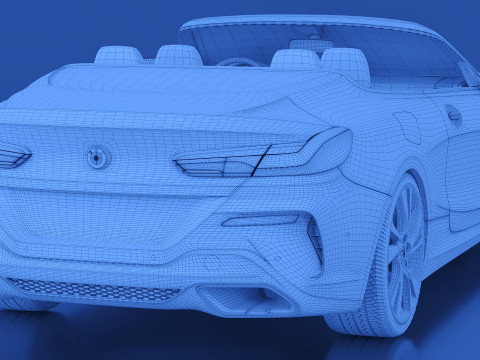 2020 M4 Cabrio Modèle 3D