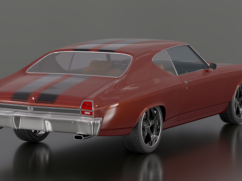 1969 Chevrolet Chevelle SS 3D Model