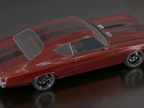 1969 Chevrolet Chevelle SS 3D Model