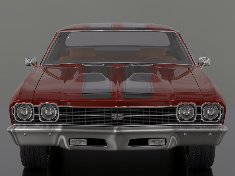 1969 Chevrolet Chevelle SS 3D Model