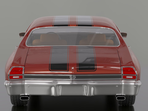 1969 Chevrolet Chevelle SS 3D Model