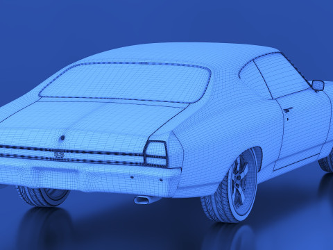 1969 Chevrolet Chevelle SS 3D Model