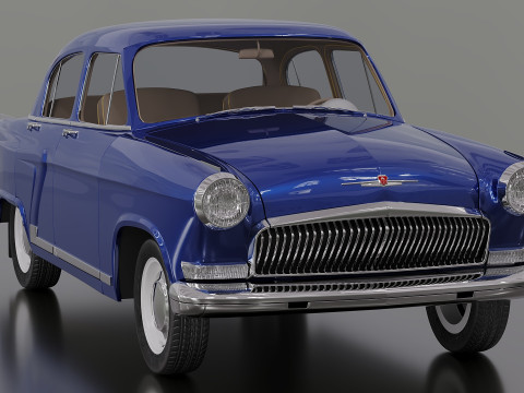 Gaz 21 Volga 3D Model