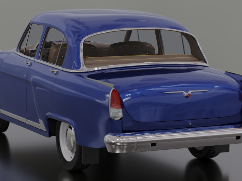 Gaz 21 Volga 3D 모델