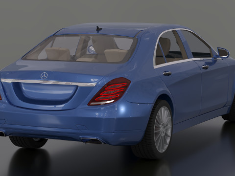 Mercedes w222 3D Model