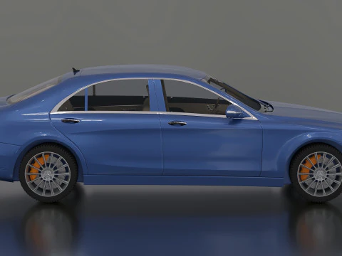 Mercedes w222 3D Model