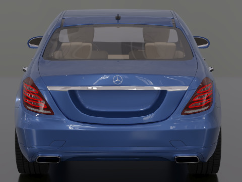 Mercedes w222 3D Model