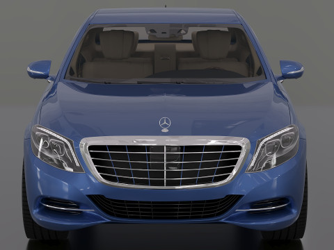 Mercedes w222 3D Model