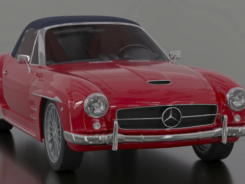 Мерседес З3 3D Модель