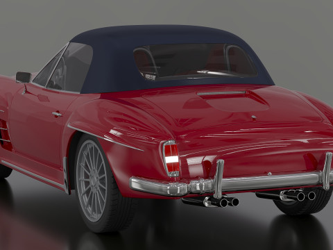 Mercedes Z3 3D मॉडल