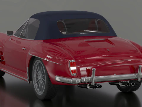 Mercedes Z3 3D Model