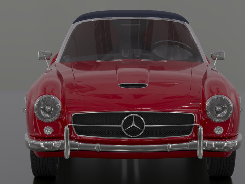 Mercedes Z3 3D मॉडल