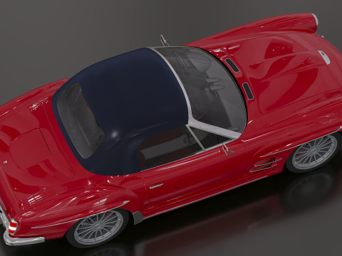 Mercedes Z3 3D मॉडल