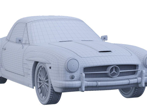 Mercedes Z3 3D Model