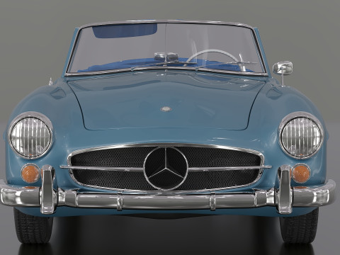 Mercedes-Benz 190 SL W 121 3D Модель