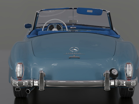 Mercedes-Benz 190 SL W 121 3D Модель