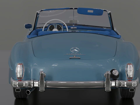 Mercedes-Benz 190 SL W 121 3D Model