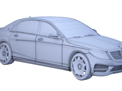 Mercedes-Benz Maybach 3D Модель