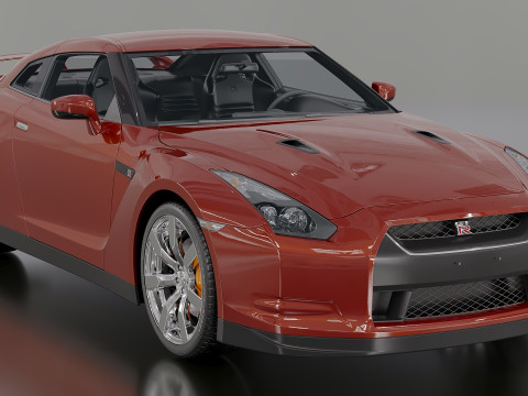 Nissan GTR Model 3D