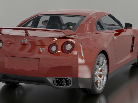 Nissan GTR 3D Model