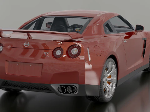 Nissan GTR 3D Model